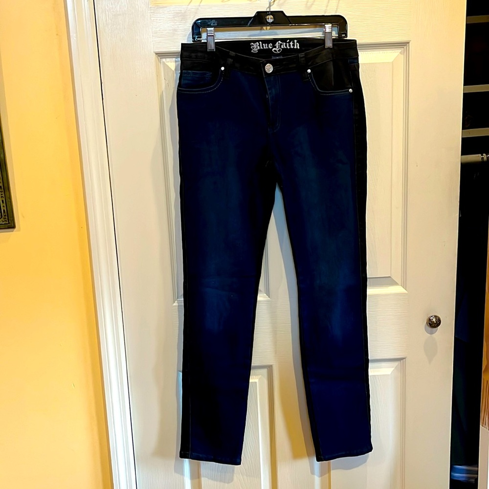 Blue Faith 2 tone jeans